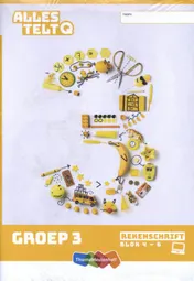 Omslag van Alles telt Q Rekenschrift bij digitaal werken groep 3 (set a 5 ex)