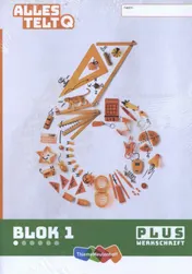 Omslag van Alles telt Q Pluswerkschrift blok 1 t/m 6 groep 6