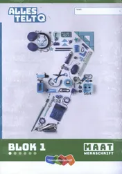 Omslag van Alles telt Q Maatwerkschrift blok 1 t/m 6 groep 7