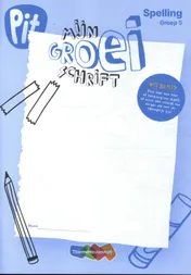 Omslag van mijn groei schrift