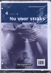 Omslag van Nu voor straks NaSk 1 4b(k) Docentenhandleiding