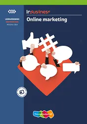 Omslag van InBusiness Commercieel Online marketing Leerwerkboek + voucher