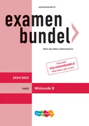 Omslag van Examenbundel online + boek vwo Wiskunde B 2024/2025