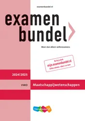 Omslag van Maatschappijwetenschappen vwo 2024/2025