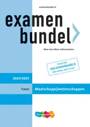 Omslag van havo Maatschappijwetenschappen 2024/2025
