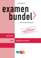 Omslag van vwo bedrijfseconomie 2024/2025