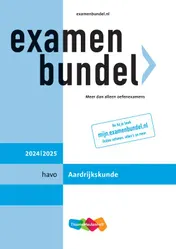 Omslag van havo aardrijkskunde 2024/2025