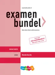 Omslag van Examenbundel online + boek vwo Nederlands 2024/2025