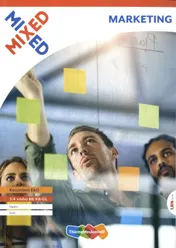Omslag van MIXED LRN-line online + boek Marketing 3/4 vmbo