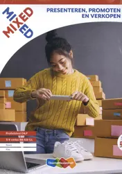 Omslag van MIXED LRN-line online + boek Presenteren, promoten & verkopen 3/4 vmbo
