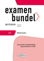 Omslag van Examenbundel vwo Nederlands 2017/2018
