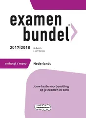Omslag van Examenbundel vmbo-gt/mavo Nederlands 2017/2018