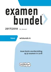 Omslag van Examenbundel havo Wiskunde A 2017/2018
