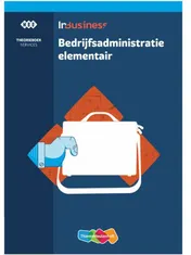 Omslag van InBusiness Services Bedrijfsadm Elementair tb+wb+onl verw
