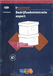Omslag van InBusiness Specialist Bedrijfsadministratie Expert theorieboek + werkboek + online verwerking