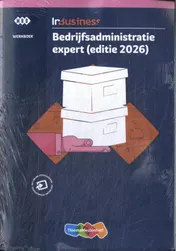 Omslag van InBusiness Bedrijfsadministratie Expert theorieboek + werkboek