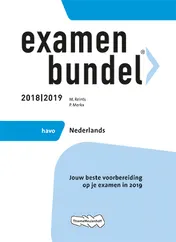 Omslag van havo Nederlands 2018/2019