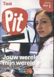 Omslag van Pit Taal leerwerkschrift groep 8 - blok 1 t/m 3