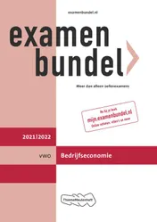 Omslag van vwo Bedrijfseconomie 2021/2022