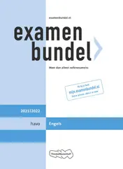 Omslag van havo Engels 2021/2022