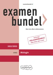 Omslag van vwo Biologie 2021/2022