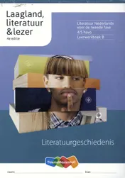Omslag van Laagland LRN-line online + boek B Literatuurgeschiedenis 5 havo