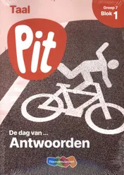 Omslag van Pit Taal Antwoorden leerwerkschriften groep 7