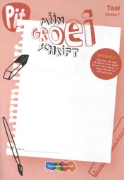 Omslag van mijn groei schrift