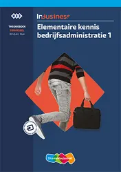 Omslag van InBusiness Financieel Elementaire bedrijfsadministratie deel 1 TB+ lic