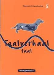 Omslag van Taalverhaal Taal handleiding Maatschrift groep 5