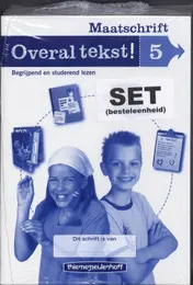 Omslag van Overal tekst! Maatschrift gr 5 (set a 5)