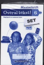 Omslag van Overal tekst! Maatschrift gr 6 (set a 5)