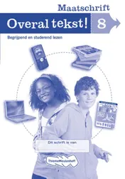 Omslag van Overal tekst! Maatschrift gr 8 set a 5 ex