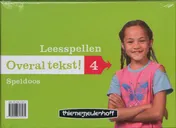 Omslag van Overal tekst! Leesspel groep 4 doos