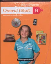 Omslag van Overal tekst! Groepsmap 6 incl handl.