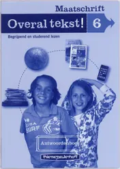 Omslag van Overal tekst! Antwoordenboek maatschrift 6