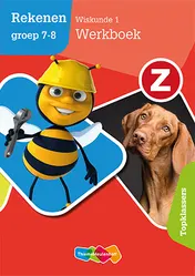 Omslag van Z-Rekenen groep 7-8 Wiskunde 1 Topklassers