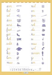 Omslag van Schrift Letterwandplaat 3/4/5
