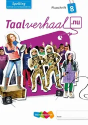 Omslag van Taalverhaal.nu Spelling Plusschrift Groep 8
