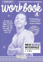 Omslag van New Interface 2 vwo Combipakket totaallicentie + Workbook Purple label