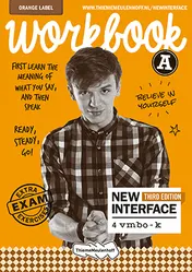 Omslag van New Interface 4 vmbo-k Combipakket totaallicentie + workbook A/B Orange label