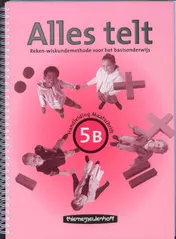 Omslag van Alles telt Handleiding Maatschrift 5B
