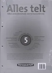 Omslag van Alles telt Kopieerbladen Maatschrift 5