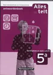 Omslag van Alles telt-2e dr Antwbk 5A Leerlbk+Werkschr