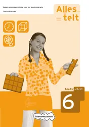 Omslag van Alles telt 2e druk groep 6 toetsboekjes regulier (set a 5ex)