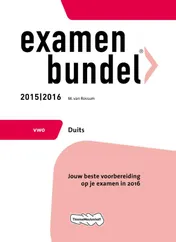 Omslag van Vwo; Duits; 2015/2016