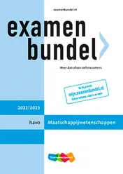 Omslag van havo Maatschappijwetenschappen 2022/2023