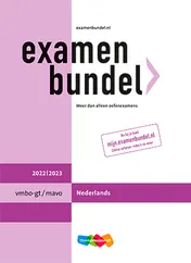 Omslag van Examenbundel vmbo-gt/mavo Nederlands 2022/2023
