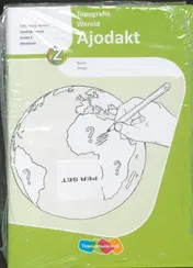 Omslag van Ajodakt, Aardrijkskunde Topografie Wereld, werkboek groep 8 (set 5 ex)