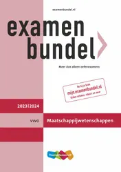 Omslag van vwo Maatschappijwetenschappen 2023/2024